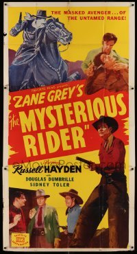 4f832 MYSTERIOUS RIDER 3sh R50 Zane Grey's masked avenger of the untamed range, cool image!