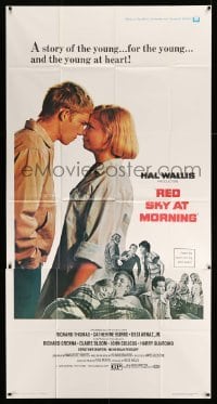 4f863 RED SKY AT MORNING 3sh '71 Richard Thomas loves Catherine Burns, a story for the young!