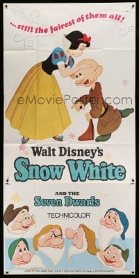 4f904 SNOW WHITE & THE SEVEN DWARFS 3sh R67 Walt Disney animated cartoon fantasy classic!