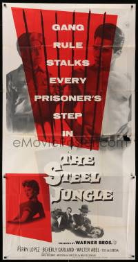 4f915 STEEL JUNGLE 3sh '56 violence-makers, vengeance-takers & killer-crews behind bars!