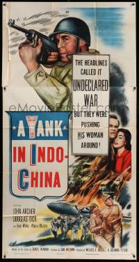 4f993 YANK IN INDO-CHINA 3sh '52 John Archer, Douglas Dick, they couldn't push this Yank around!