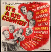 4f301 IT'S A BIG COUNTRY 6sh '51 Gary Cooper, Janet Leigh, Gene Kelly & other major stars!
