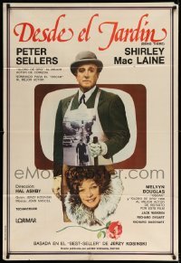 4f380 BEING THERE Argentinean '80 Peter Sellers, Shirley MacLaine, directed by Hal Ashby!