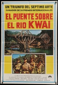 4f386 BRIDGE ON THE RIVER KWAI Argentinean R70s William Holden, Alec Guinness, David Lean classic