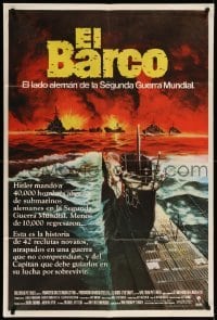 4f402 DAS BOOT Argentinean '82 The Boat, Wolfgang Petersen German WWII submarine classic, Meyer art