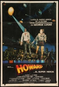 4f447 HOWARD THE DUCK Argentinean '86 George Lucas, Lea Thompson, Tim Robbins, different image!