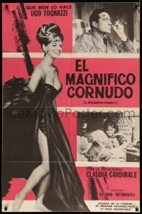 4f478 MAGNIFICENT CUCKOLD Argentinean '65 Il Magnifico cornuto, full-length sexy Claudia Cardinale!