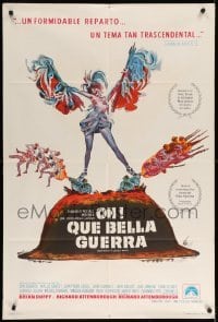 4f493 OH WHAT A LOVELY WAR Argentinean '69 Richard Attenborough's wacky World War I musical!