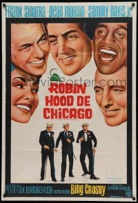 4f510 ROBIN & THE 7 HOODS Argentinean '64 Frank Sinatra, Dean Martin, Davis Jr, Crosby, Rat Pack!