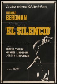 4f521 SILENCE Argentinean '64 Ingmar Bergman's Tystnaden starring Ingrid Thulin!