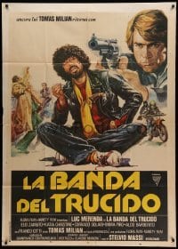 4f117 DESTRUCTION FORCE Italian 1p '77 La Banda del trucido, art of Tomas Milian & Luc Merenda!