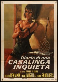 4f118 DIARY OF A MAD HOUSEWIFE Italian 1p '71 Frank Perry, different Iaia art of Carrie Snodgress!