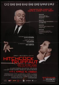 4f158 HITCHCOCK/TRUFFAUT advance Italian 1p '16 great image of the wonderful directors!