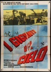 4f162 I GIGANTI DEL CIELO Italian 1p '61 Giants of the Sky, Petroselido aviation documentary!