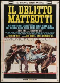 4f164 IL DELITTO MATTEOTTI Italian 1p '73 Mario Adorf as Benito Mussolini, Franco Nero, Mos art!