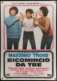 4f166 I'M STARTING FROM THREE Italian 1p '81 Massimo Troisi's Ricomincio da tre, black comedy!