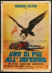 4f209 ONE MORE TO HELL Italian 1p '68 Uno Di Piu All'Inferno, cool Casaro spaghetti western art!