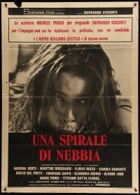 4f240 SPIRAL OF MIST Italian 1p '77 Eriprando Visconti's Una spirale di nebbia, murder mystery!
