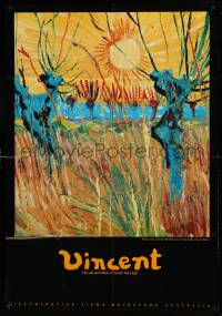 4g362 VINCENT 1sh '87 Van Gogh painting, Willows at Sunset!