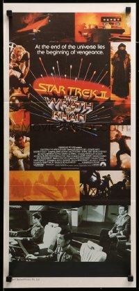 4g550 STAR TREK II Aust daybill '82 The Wrath of Khan, Leonard Nimoy, William Shatner
