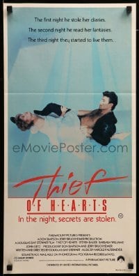 4g564 THIEF OF HEARTS Aust daybill '84 Steven Bauer became Barbara Williams' desires!