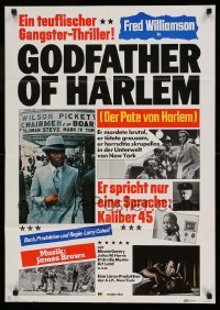 4g202 BLACK CAESAR German '73 Fred Williamson, Godfather of Harlem, completely different!