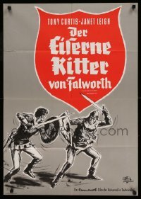 4g203 BLACK SHIELD OF FALWORTH German R60s Tony Curtis & Janet Leigh, art of medieval battle!