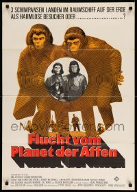 4g236 ESCAPE FROM THE PLANET OF THE APES German '71 meet Baby Milo who has Washington terrified!