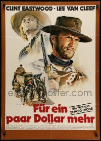 4g245 FOR A FEW DOLLARS MORE German R78 Sergio Leone, art of Clint Eastwood & Kinski by Casaro!
