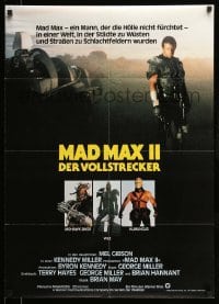 4g281 MAD MAX 2: THE ROAD WARRIOR German '82 Mel Gibson returns in the title role!
