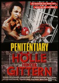 4g296 PENITENTIARY German '82 boxer Leon Isaac Kennedy goes to tough prison!