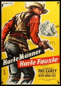 4g305 RETURN TO WARBOW German '58 cowboy Phil Carey vs the West's deadliest outlaws, Rutters art!