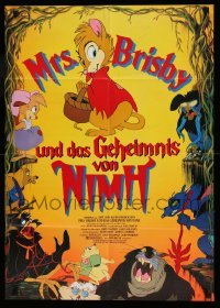 4g314 SECRET OF NIMH German '82 Don Bluth, cool mouse fantasy cartoon artwork by Grob!