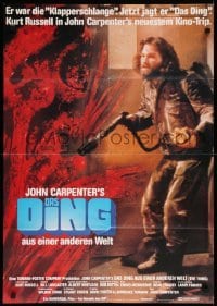 4g331 THING German '82 John Carpenter, cool sci-fi horror, the ultimate in alien terror!
