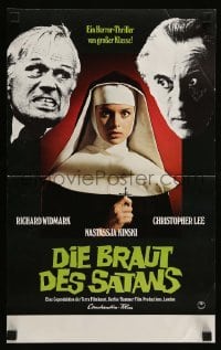 4g179 TO THE DEVIL A DAUGHTER German 12x19 '76 Richard Widmark, Christopher Lee, Nastassja Kinski!