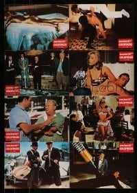 4g697 GOLDFINGER German LC poster R80 Sean Connery as James Bond + golden Shirley Eaton!