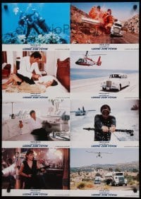 4g698 LICENCE TO KILL German LC poster '89 Timothy Dalton as Bond, great horizontal images!