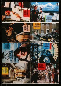 4g702 MOONRAKER German LC poster '79 Roger Moore as Bond, Kiel, Lonsdale, Lois Chiles!