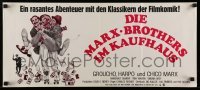 4g172 BIG STORE German 12x27 R70s great art of the three Marx Brothers, Groucho, Harpo & Chico!