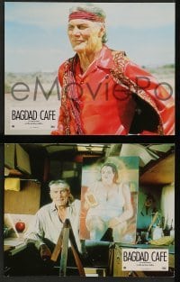 4g945 BAGDAD CAFE 6 French LCs '88 Percy Adlon, Marianne Sagebrecht, Jack Palance, bizarre images!