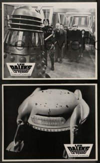 4g946 DALEKS' INVASION EARTH: 2150 AD 6 style B French LCs '66 time-travel based on the TV series!