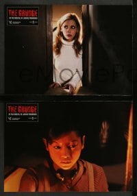 4g898 GRUDGE 8 French LCs '04 Sarah Michelle Gellar, creepy images of top cast!