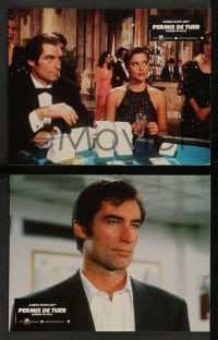 4g819 LICENCE TO KILL 16 French LCs '89 images of Timothy Dalton as James Bond, some different!