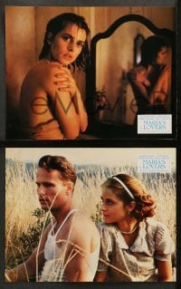4g952 MARIA'S LOVERS 6 French LCs '84 art of Nastassja Kinski, Robert Mitchum, & John Savage!