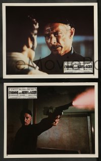 4g815 MEAN FRANK & CRAZY TONY 17 French LCs '75 great images of Lee Van Cleef & Tony Lo Bianco!!