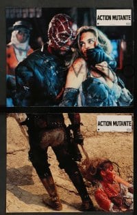 4g954 MUTANT ACTION 6 French LCs '92 Accion mutante, directed by Alex de la Iglesia, gory images!