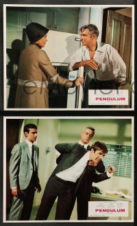 4g917 PENDULUM 8 style A French LCs '69 George Peppard, Jean Seberg, how far can a policeman go?