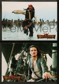 4g958 PIRATES OF THE CARIBBEAN: DEAD MAN'S CHEST 6 French LCs '06 Depp, Orlando Bloom, Knightley!