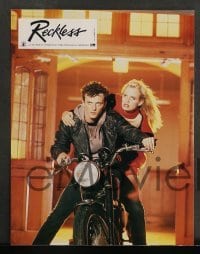4g918 RECKLESS 8 French LCs '84 great images of Aidan Quinn & super sexy Daryl Hannah!