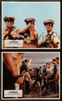 4g967 RIOT 6 style A French LCs '69 Jim Brown, Gene Hackman, prison escape!